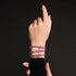 Lilas | Argent | Bracelet Cascade de Verre Luciole